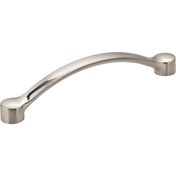 Elements 128 mm Center-to-Center Satin Nickel Arched Belfast Cabinet Pull 745-128SN - main